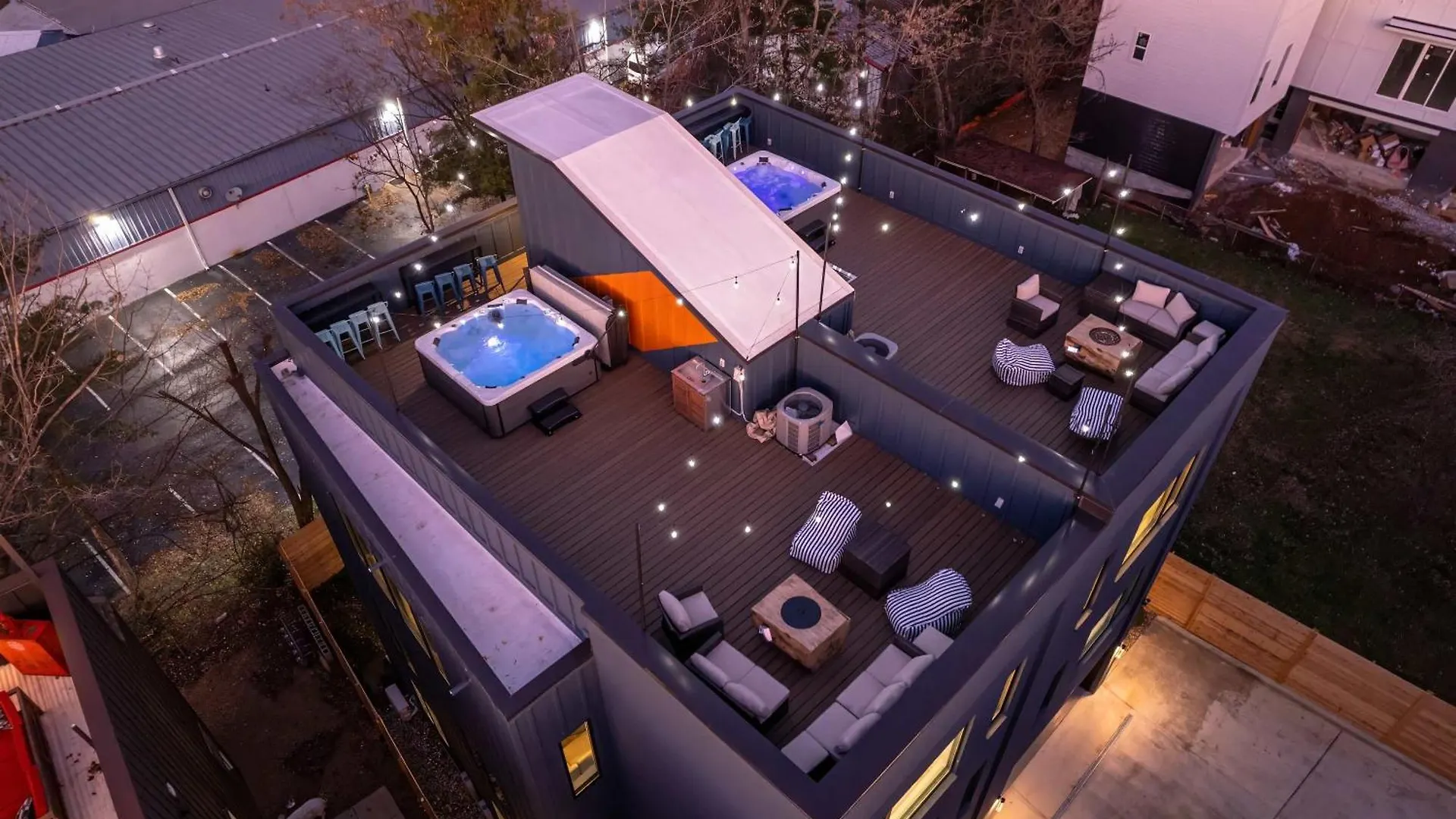 Twin Homes Rooftop Deck Hot Tub Outdoor Kitchen Νάσβιλ 0*,  Ηνωμένες Πολιτείες της Αμερικής
