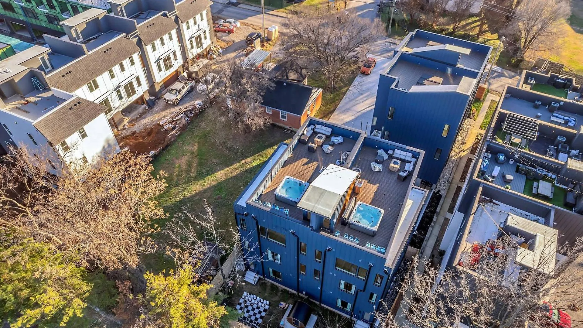 Twin Homes Rooftop Deck Hot Tub Outdoor Kitchen Νάσβιλ
