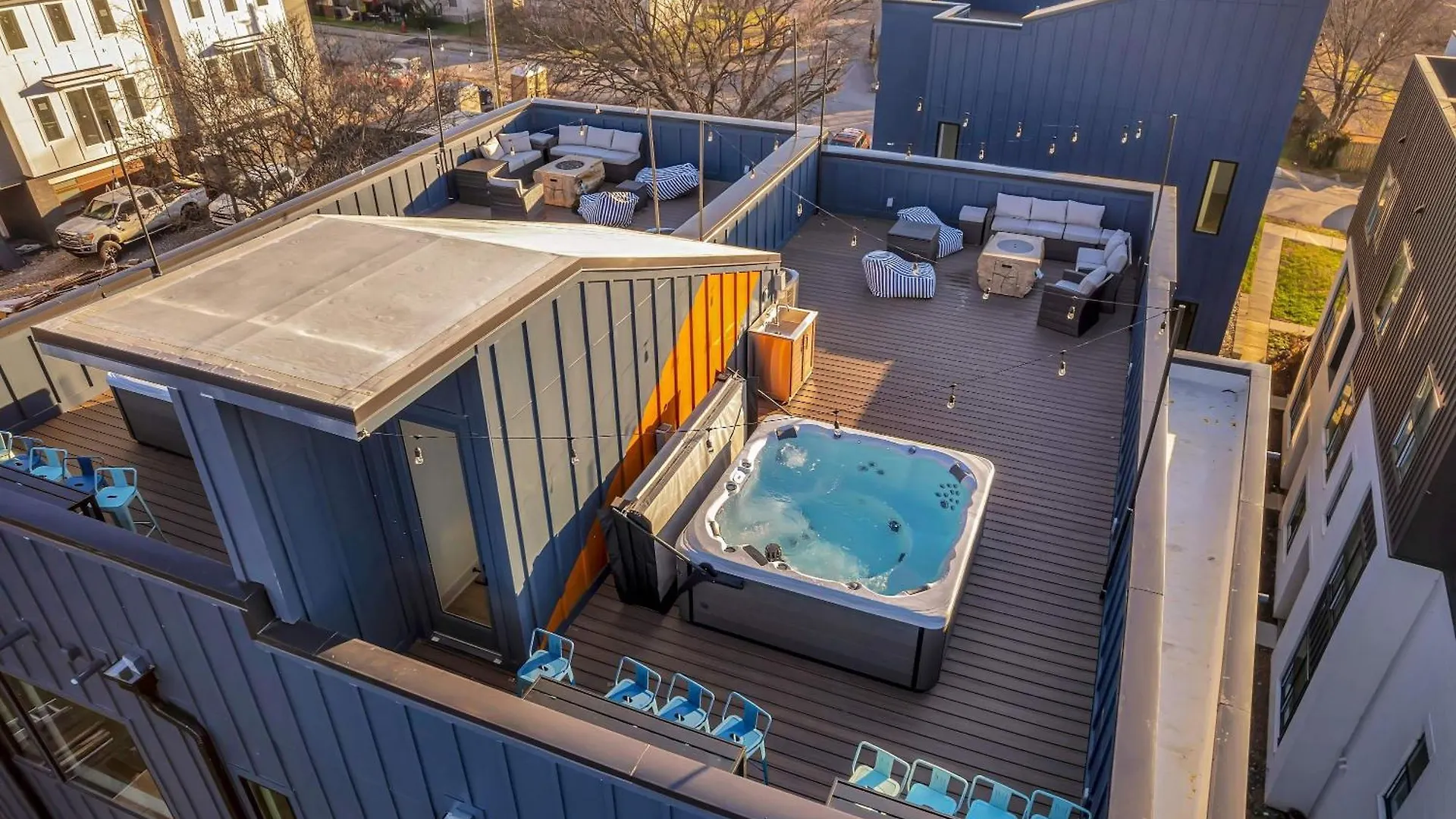 Σπίτι διακοπών Twin Homes Rooftop Deck Hot Tub Outdoor Kitchen Νάσβιλ Ηνωμένες Πολιτείες της Αμερικής