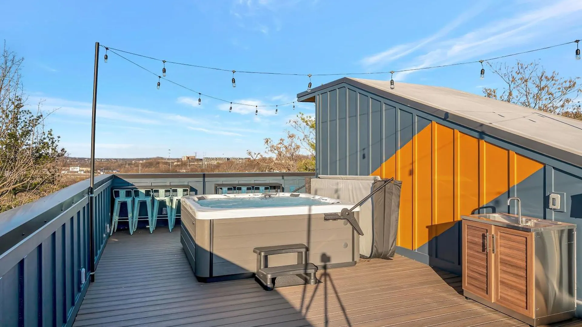 Twin Homes Rooftop Deck Hot Tub Outdoor Kitchen Νάσβιλ