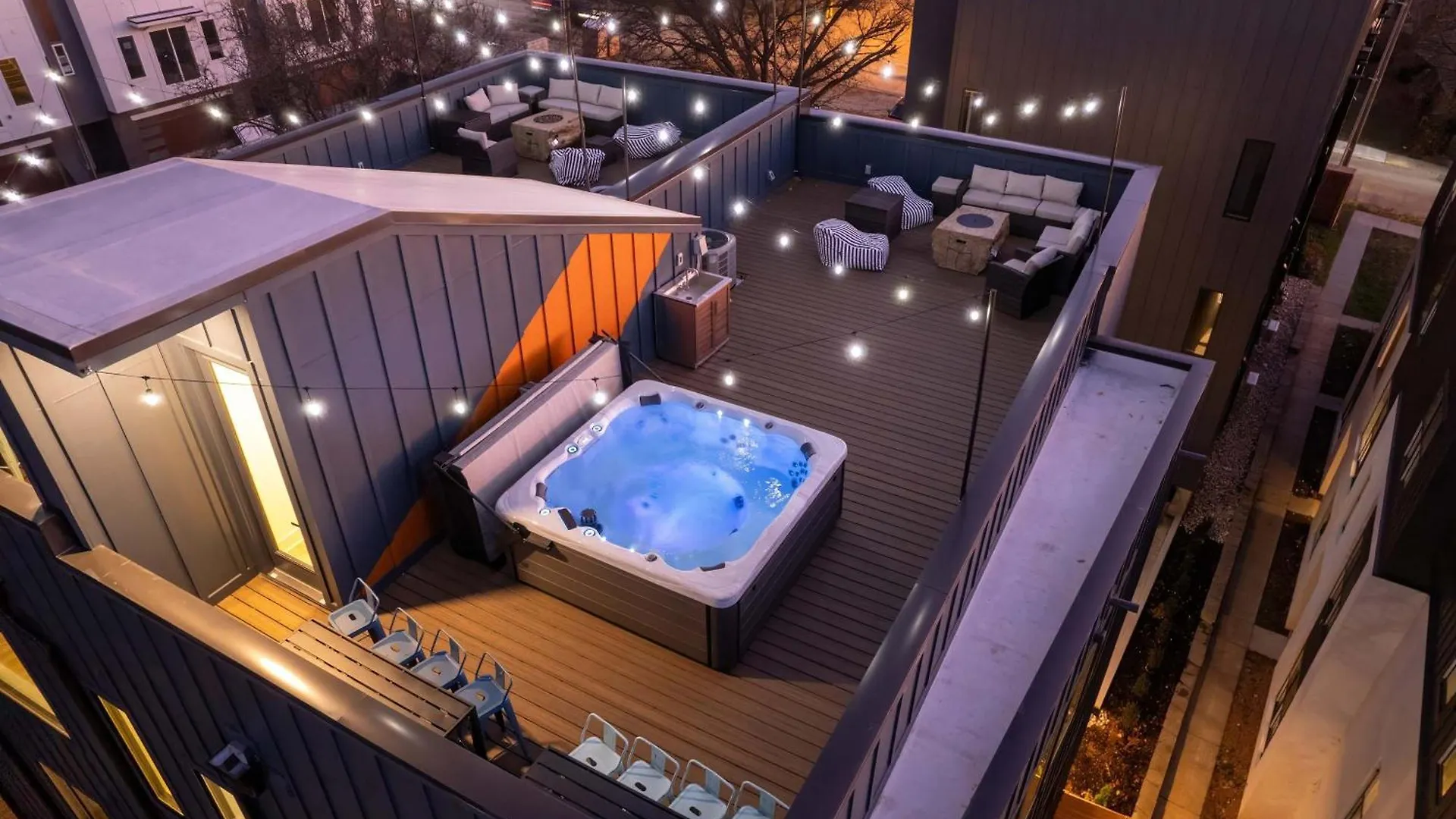 Twin Homes Rooftop Deck Hot Tub Outdoor Kitchen Νάσβιλ Ηνωμένες Πολιτείες της Αμερικής